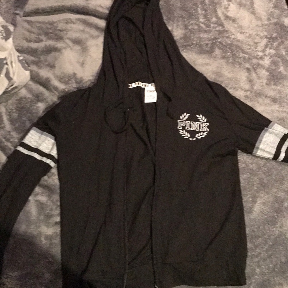 Thin pink hoodie